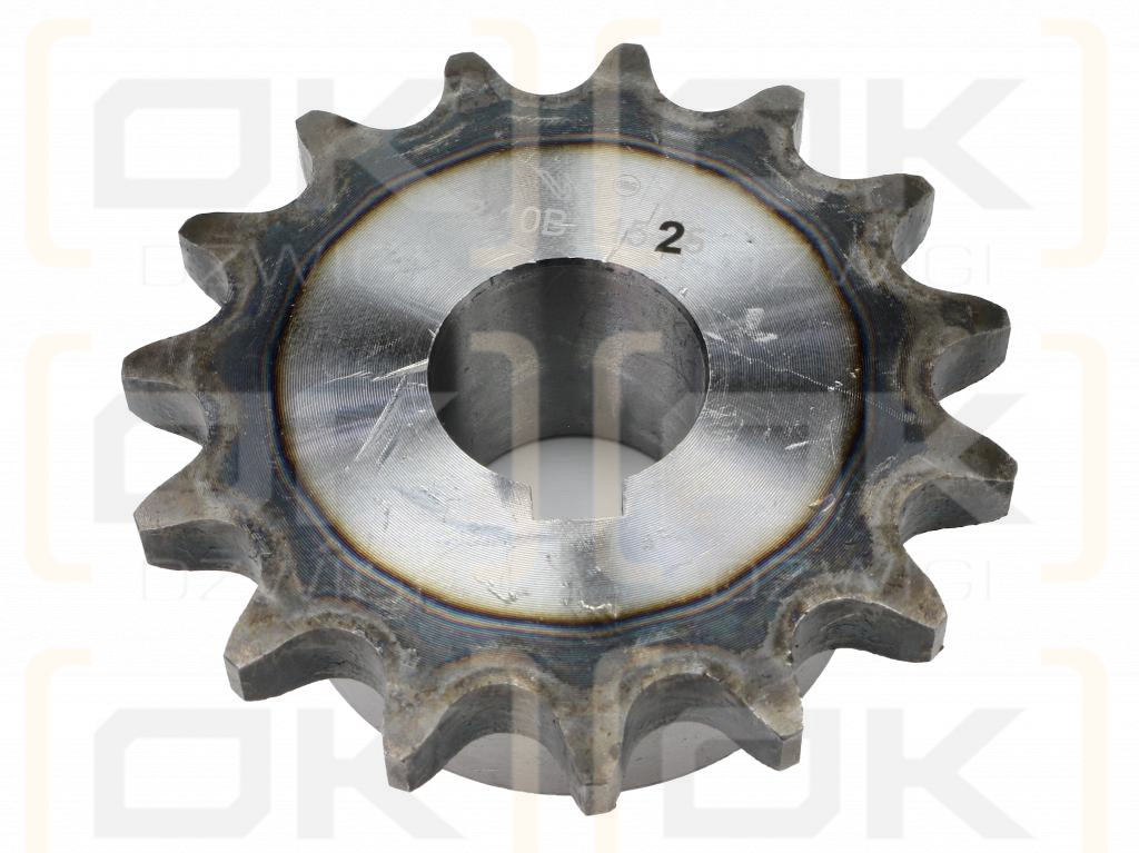 Chain wheel, hardened 10B1 (R1 5/8) Z-17 hole 25mm, Waryński