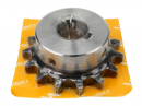 Chain wheel, hardened 10B1 (R1 5/8) Z-21 hole 30mm, Waryński
