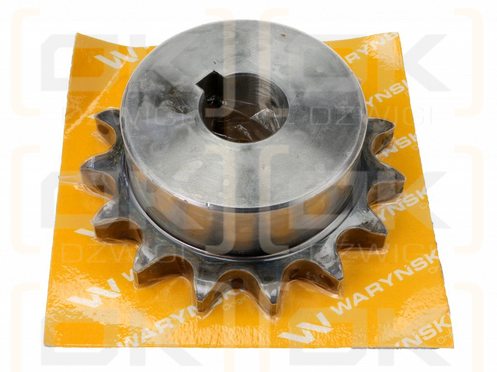 Chain wheel, hardened 12B1 (R1 3/4) Z-10 hole 25mm, Waryński