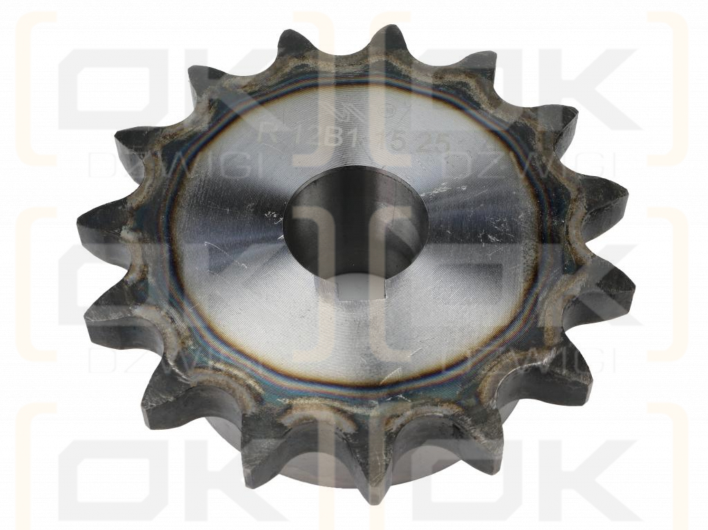 Chain wheel, hardened 12B1 (R1 3/4) Z-13 hole 30mm, Waryński