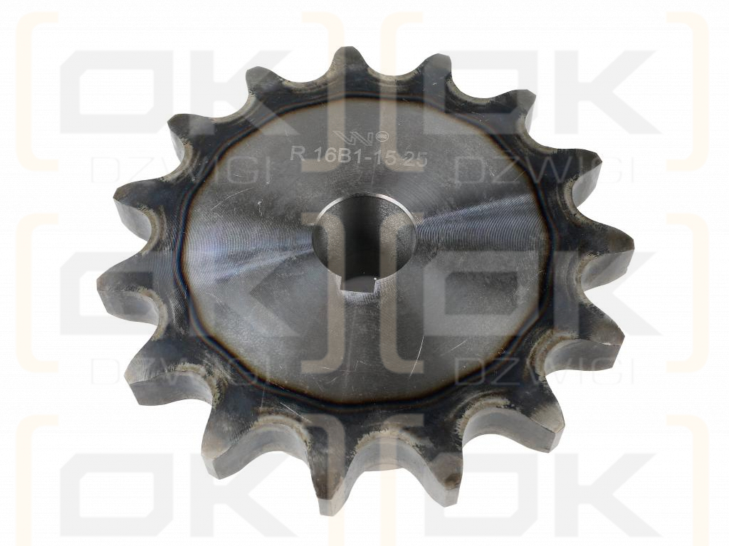 Kettenrad, gehärtet 16B1 (R1 1) Z-25 Loch 40mm, Waryński