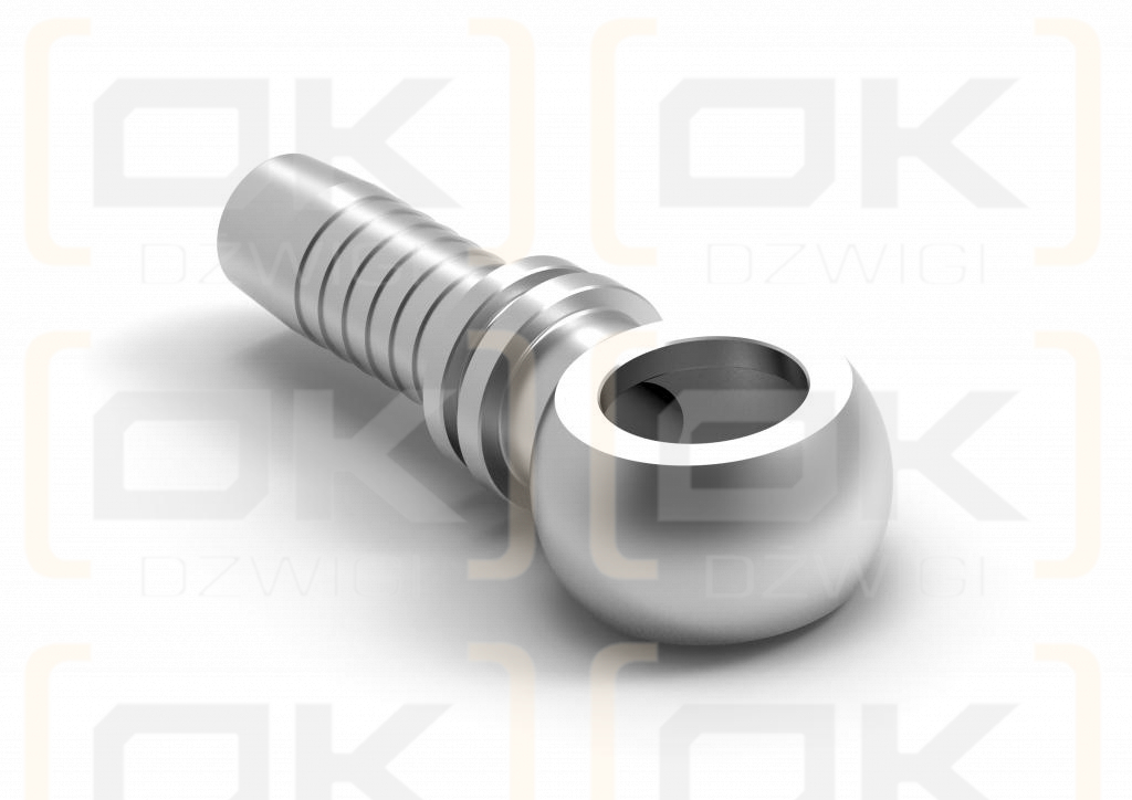 Zakucie hydrauliczne oczkowe RNM DN06 M10x1.5 PREMIUM Waryński ( sprzedawane po 10 )
