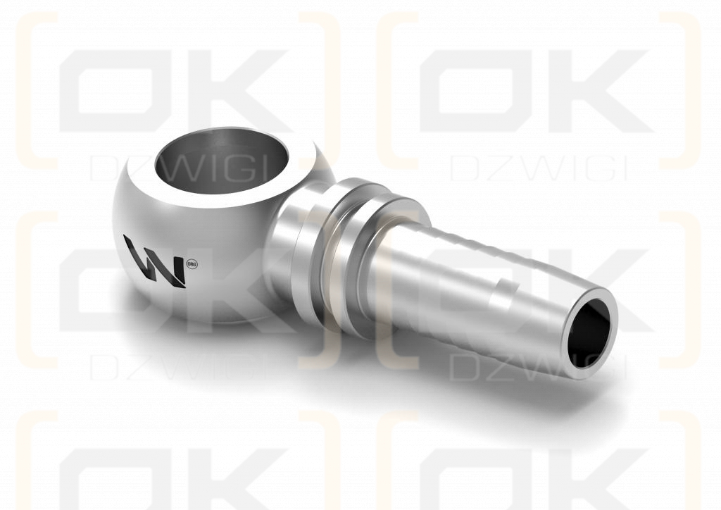 Zakucie hydrauliczne oczkowe RNM DN08 M12x1.5 PREMIUM Waryński ( sprzedawane po 10 )