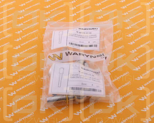 Zakucie hydrauliczne oczkowe RNM DN08 M16x1.5 Waryński ( sprzedawane po 10 )