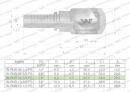 Zakucie hydrauliczne oczkowe RNR DN08 3/8