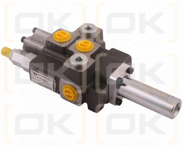 Rozdzielacz hydrauliczny 1-sekcyjny max przepływ 40L sterowany na linkę Waryński
