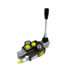 Rozdzielacz hydrauliczny 1-sekcyjny max przepływ 40L  z zatrzaskiem Waryński