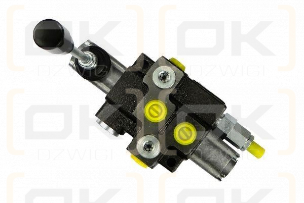 Rozdzielacz hydrauliczny 1-sekcyjny max przepływ 40L  z zatrzaskiem Waryński