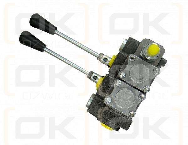 Rozdzielacz hydrauliczny 2-sekcyjny max przepływ 40L  Waryński