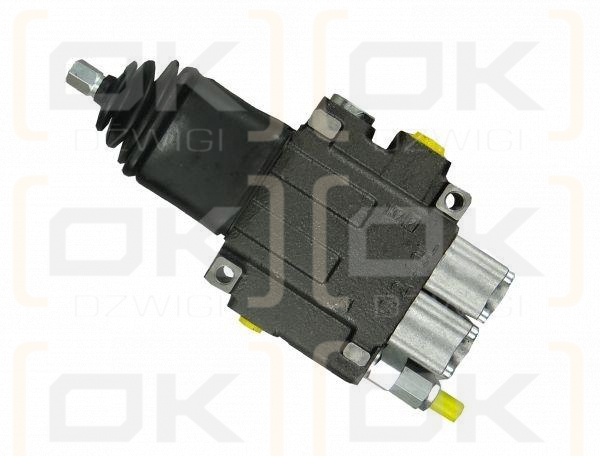 Rozdzielacz hydrauliczny 2-sekcyjny max przepływ 40L  z joystickiem  Waryński