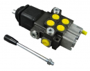 Rozdzielacz hydrauliczny 2-sekcyjny max przepływ 40L  z joystickiem  Waryński