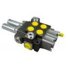 Rozdzielacz hydrauliczny dwusekcyjny (2) 40L sterowany joystickiem Waryński