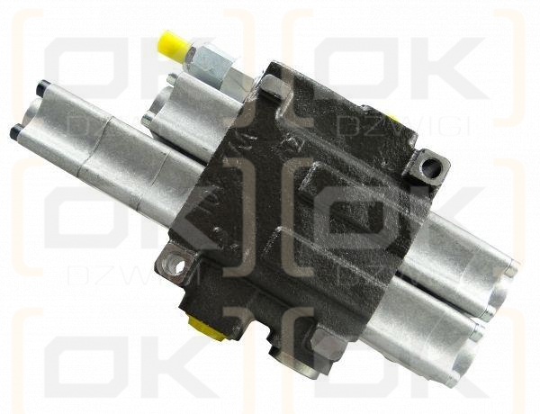 Rozdzielacz hydrauliczny 2-sekcyjny max przepływ 40L 1-sekcja pływająca  Waryński