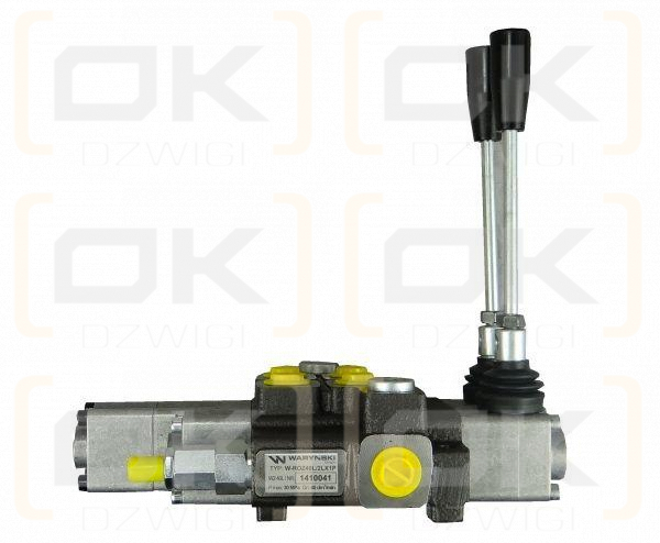 Rozdzielacz hydrauliczny 2-sekcyjny max przepływ 40L 1-sekcja pływająca  Waryński