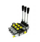 Rozdzielacz hydrauliczny 3-sekcyjny max przepływ 40L z zatrzaskami Waryński