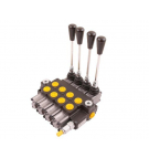 Rozdzielacz hydrauliczny 4-sekcyjny max przepływ 40L Waryński