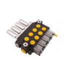 Rozdzielacz hydrauliczny 4-sekcyjny max przepływ 40L sterowany linkami Waryński