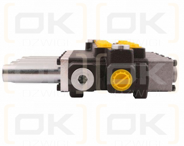 Rozdzielacz hydrauliczny 4-sekcyjny max przepływ 40L sterowany linkami Waryński