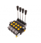 Rozdzielacz hydrauliczny 4-sekcyjny max przepływ 40L (1 sekcja z zatrzaskiem) Waryński