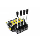 Rozdzielacz hydrauliczny 4-sekcyjny max przepływ 40L (4-sekcje z zatrzaskiem) Waryński