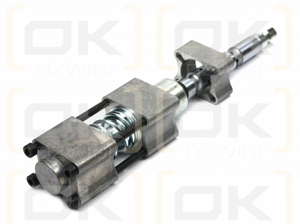 Suwak (chromowany) - kompletna sekcja pływająca z tylnym kołpakiem do rozdzielaczy hydraulicznych 40L Waryński