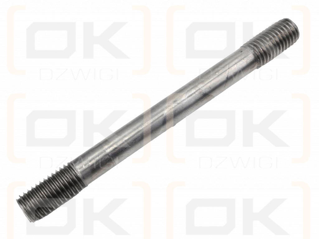 Stud bolt, M12 130mm 20mm thread, (sold in 25), Waryński