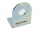 Single bracket (plate) for long quick connectors with locknut M18x1.5 EURO Waryński