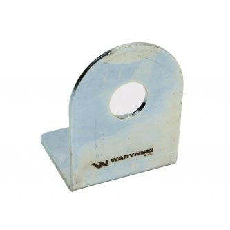 Single bracket (plate) for long quick connectors with locknut M18x1.5 EURO Waryński