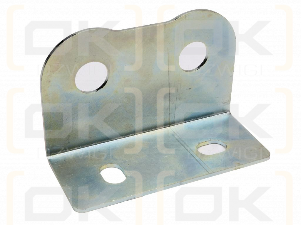 Double bracket (plate) for long quick connectors with locknut M18x1.5 EURO Waryński