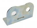 Double bracket (plate) for long quick connectors with locknut M18x1.5 EURO Waryński