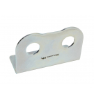 Double bracket (plate) for long quick connectors with locknut M22x1.5 EURO Waryński