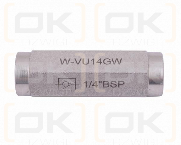 Zawór zwrotny W-VU14GW 1/4