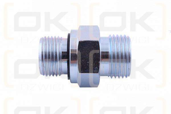 Złącze hydrauliczne proste BB (przyłączka) M22x1.5 (15L) x 1/2