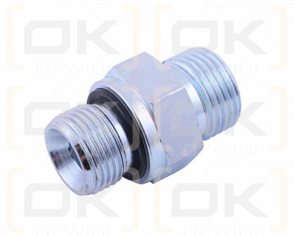 Złącze hydrauliczne proste BB (przyłączka) M22x1.5 (15L) x 1/2