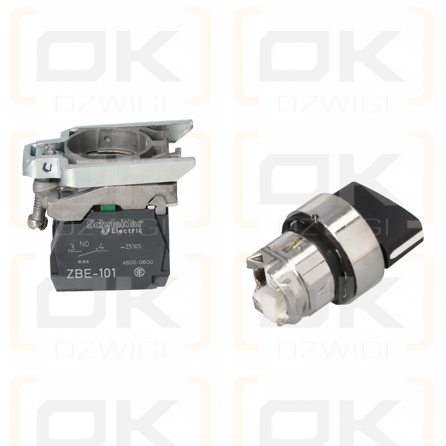 3-позиционный поворотный переключатель с контактами