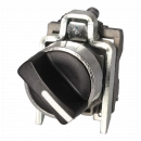 2-Positionen-Schalterknopf 22mm schwarz 1Z mit Federrückstellung