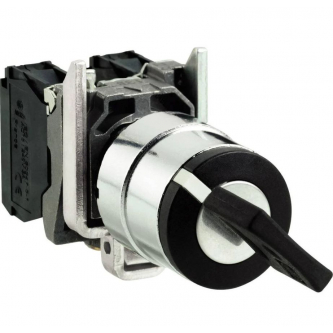 Harmony XB4 2-Position Switch, Black, Metal