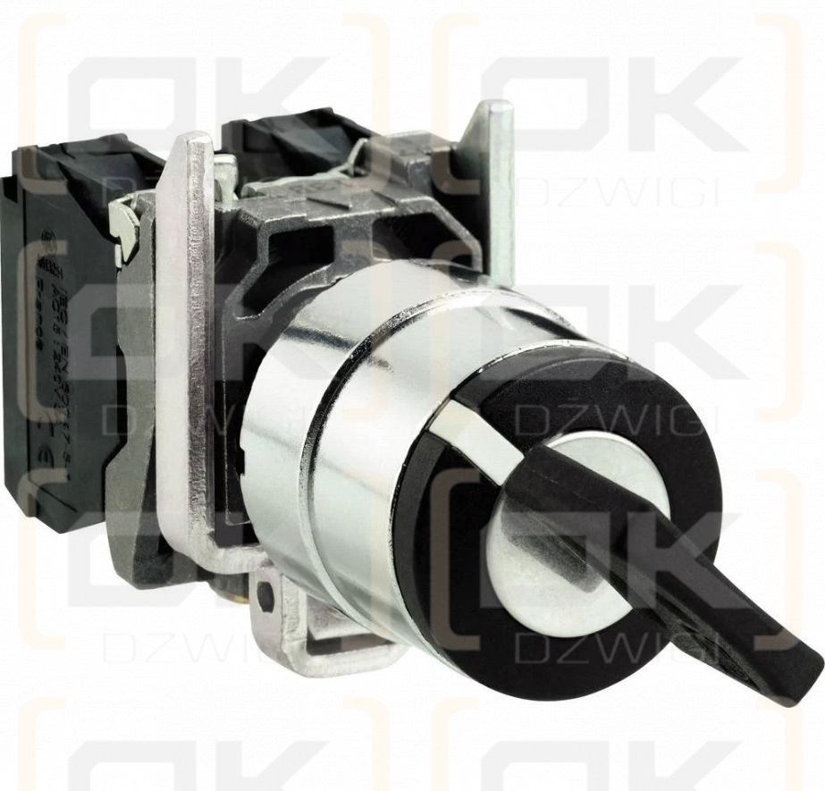 Harmony XB4 2-Position Switch, Black, Metal