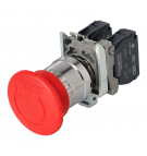 STOP safety button; 22mm 1Z 1R IP66 by turning