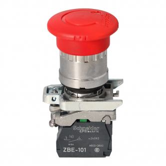 Przycisk bezpieczeństwa STOP; 22mm 1Z 1R IP66 przez obrót