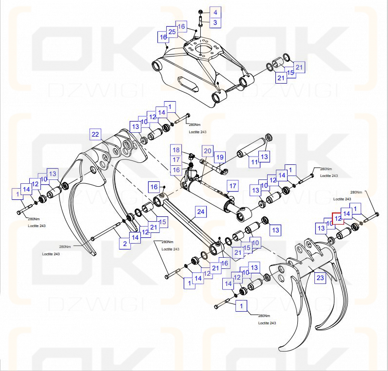 Epsilon Gripper Pin Washer