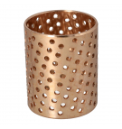 Бронзовая выдвижная втулка с отверстиями Palfinger fi60 h=80мм d65