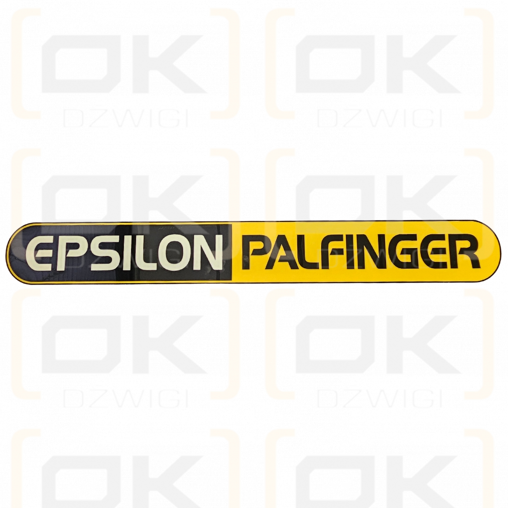 Palfinger Epsilon Sticker 820x105