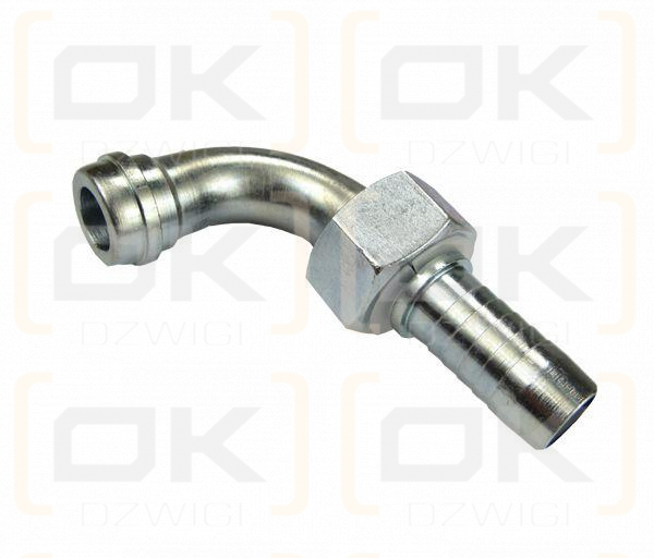 Zakucie do węży hydraulicznych DKL90 fi-25 gwint wewnętrzny M36x2