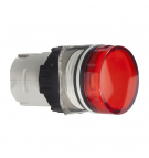 Red LED indicator light; 16mm