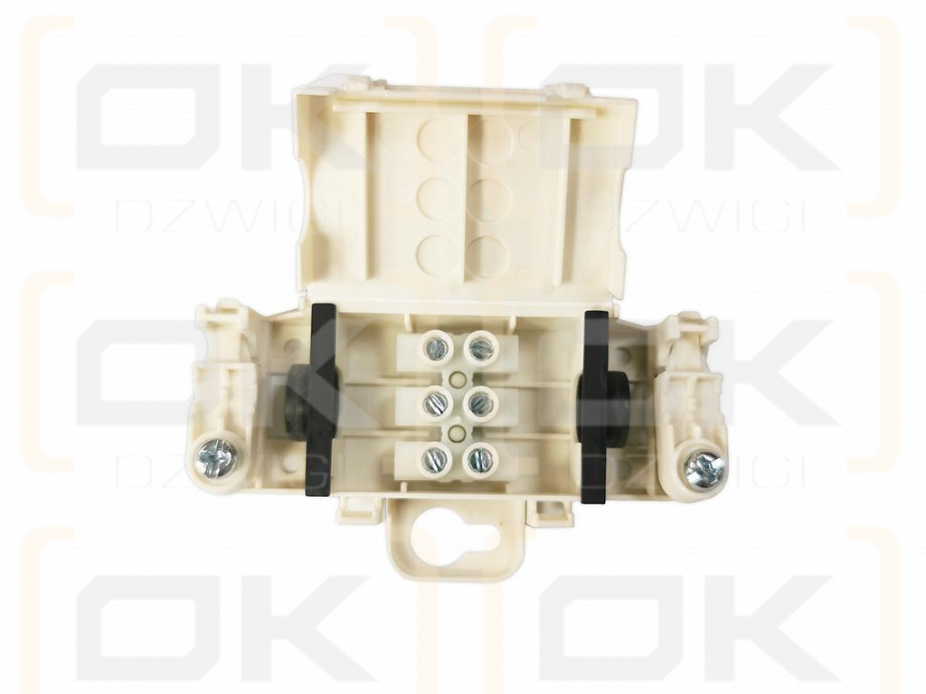 Uniwersalna przelotowa złączka zaciskowa IP44 3-torowa