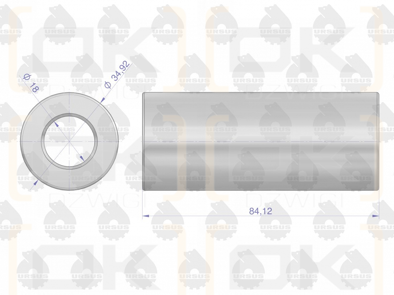 Zestaw naprawczy silnika 31358348, 0437990 MF4 ORYGINAŁ URSUS