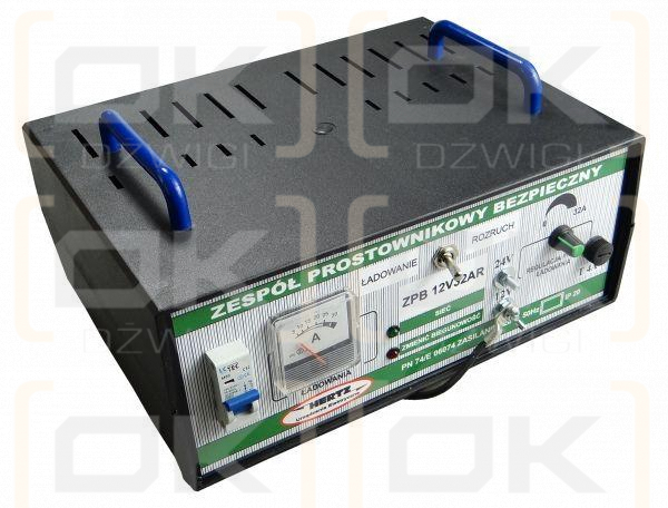 Prostownik z rozruchem 12V-24V 32A/380A Hertz