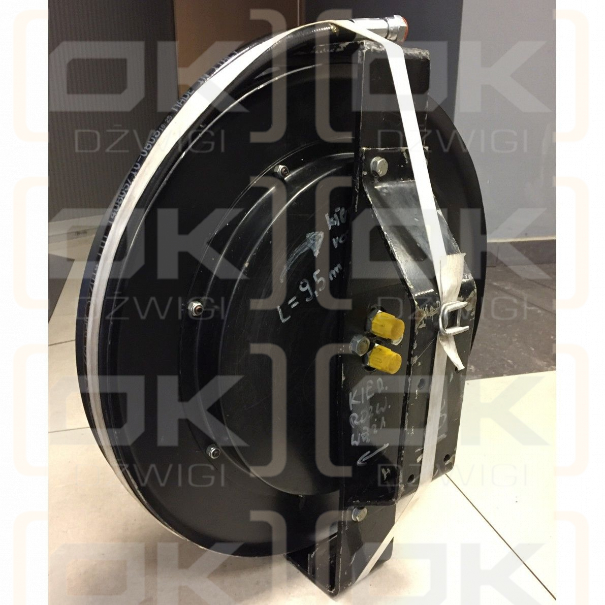 Zwijak przewodów hydraulicznych 9,5m 1-twin 3/8