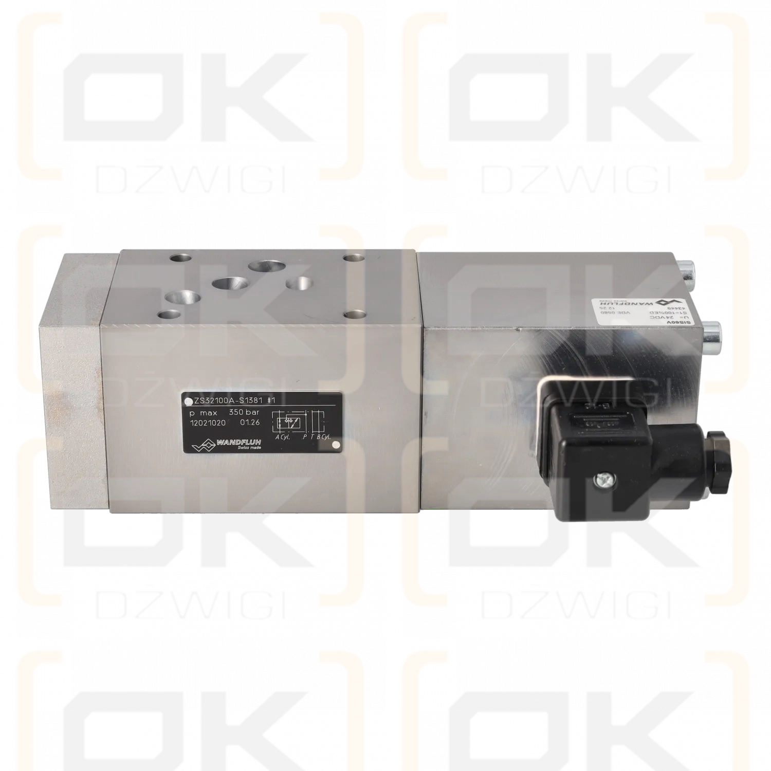 Wandfluh ZS32100A-S1381 NG10 ISO valve block